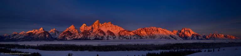 tetons, grand, mountains, sunrise, national, park, light, beauty, blue sky snow