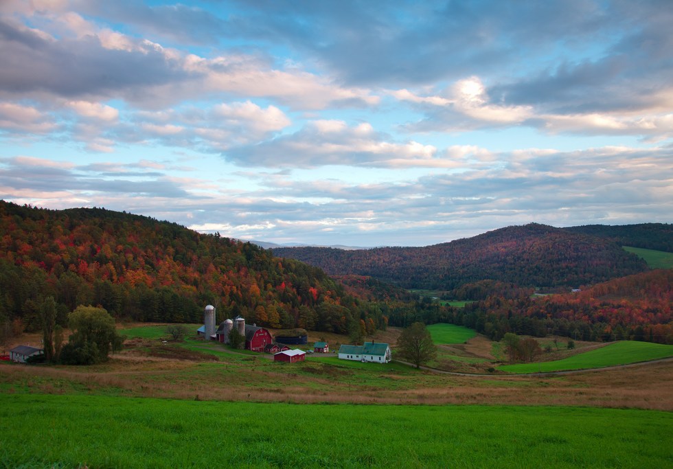 fall in vermont new england trees foliage autumn scenic Christopher Schoenbohm